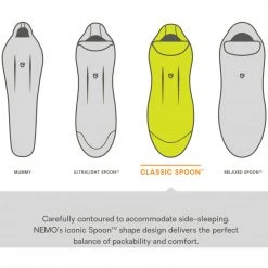 Nemo Women's Disco 15-Degree Down Sleeping Bag CAMP & HIKE 21 Nemo Women's Disco 15-Degree Down Sleeping Bag CAMP & HIKE