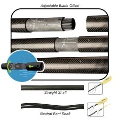 Werner Paddles Werner Camano Carbon Straight Shaft Kayak Paddle