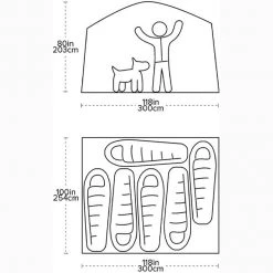 Big Agnes Dog House 6 Person Camping Tent CAMP & HIKE