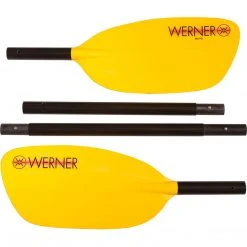 Werner Paddles Werner Rio 4-Piece Fiberglass-Reinforced Breakdown Whitewater Kayak Paddle