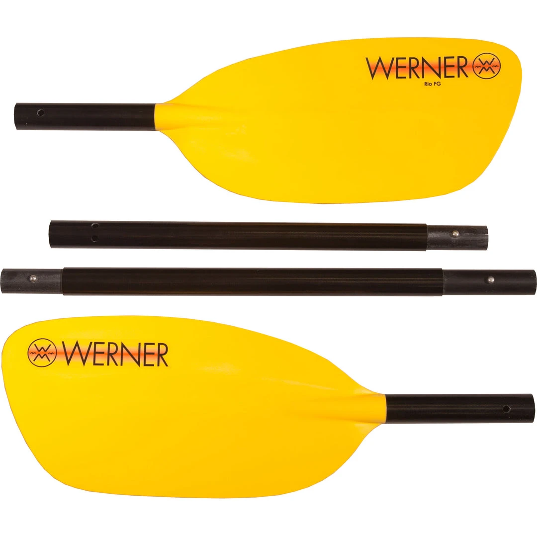 Werner Paddles Werner Rio 4-Piece Fiberglass-Reinforced Breakdown Whitewater Kayak Paddle 3 Werner Paddles Werner Rio 4-Piece Fiberglass-Reinforced Breakdown Whitewater Kayak Paddle