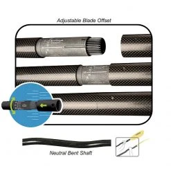 Werner Paddles Werner Camano Fiberglass Bent Shaft Kayak Paddle