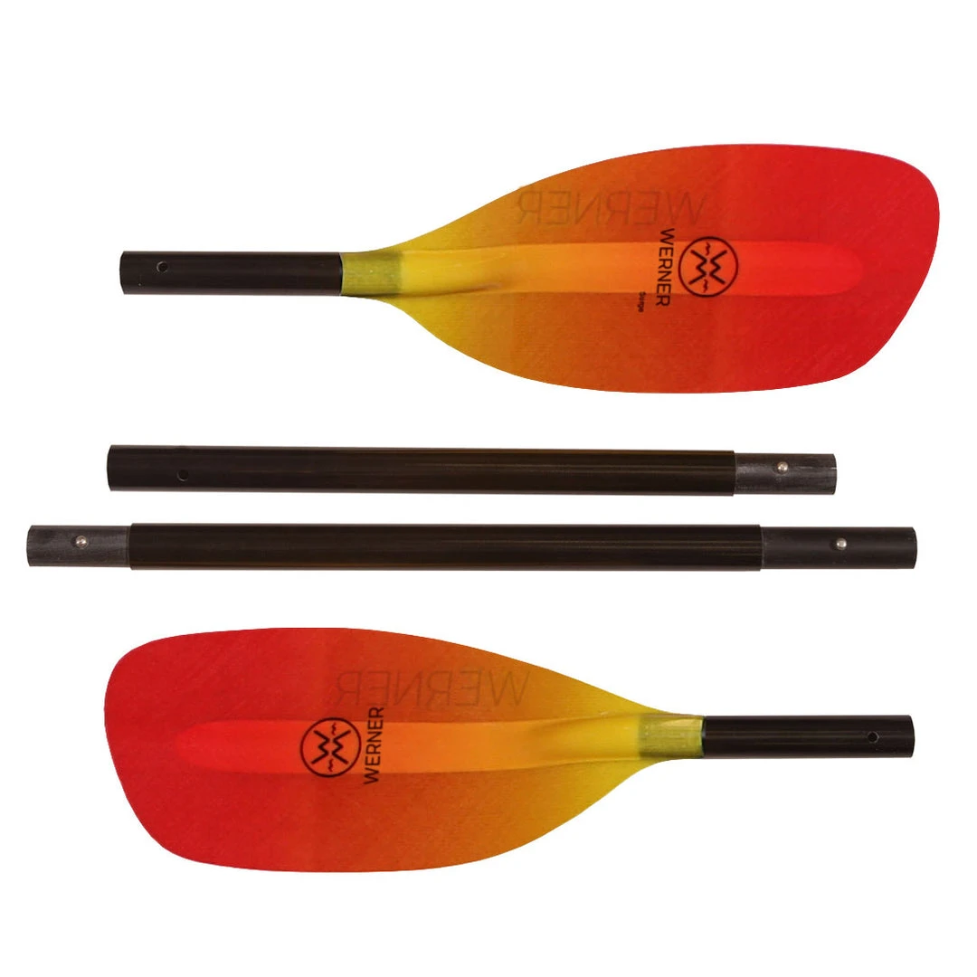 Werner Paddles Werner Surge Fiberglass 4-Piece Whitewater Kayak Paddle 3 Werner Paddles Werner Surge Fiberglass 4-Piece Whitewater Kayak Paddle