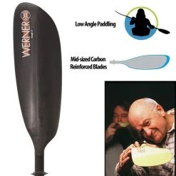 Werner Paddles Werner Skagit 2-Piece Carbon-Reinforced Kayak Paddle 8 Werner Paddles Werner Skagit 2-Piece Carbon-Reinforced Kayak Paddle