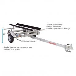 Malone EcoLight 1-Boat Kayak Trailer Package