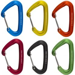 Metolius Climbing Metolius Bravo II Jet Set Carbiner 6 Pack