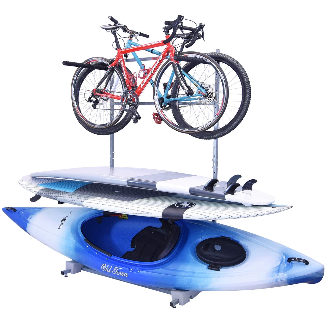 Malone 3 Bike + 2 SUP +1 Kayak Free Standing Storage Rack 4 Malone 3 Bike + 2 SUP +1 Kayak Free Standing Storage Rack