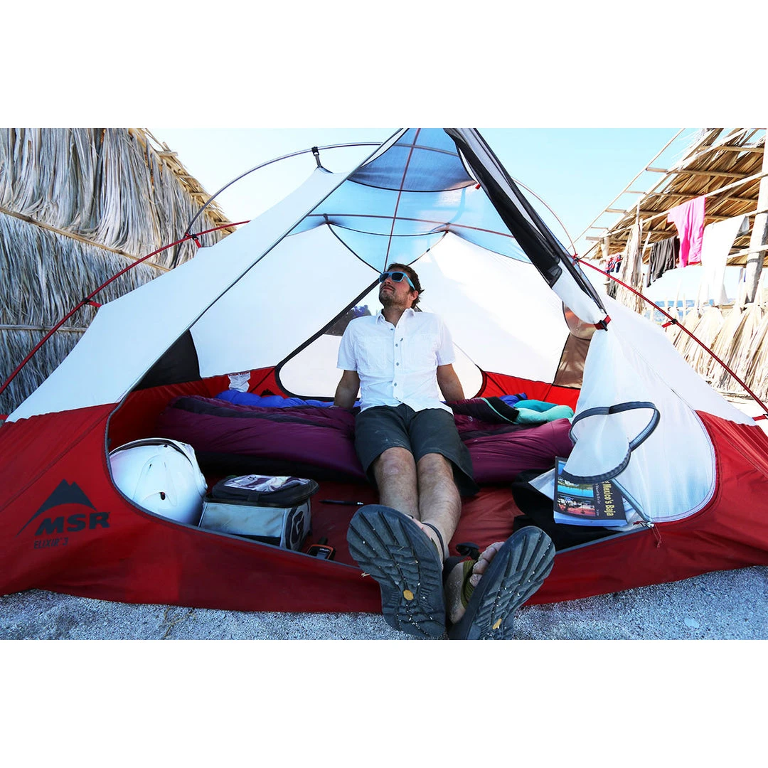MSR Elixir 3-Person Camping Tent With Footprint CAMP & HIKE 11 MSR Elixir 3-Person Camping Tent With Footprint CAMP & HIKE