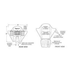 Skwoosh Expedition High Back Kayak Seat