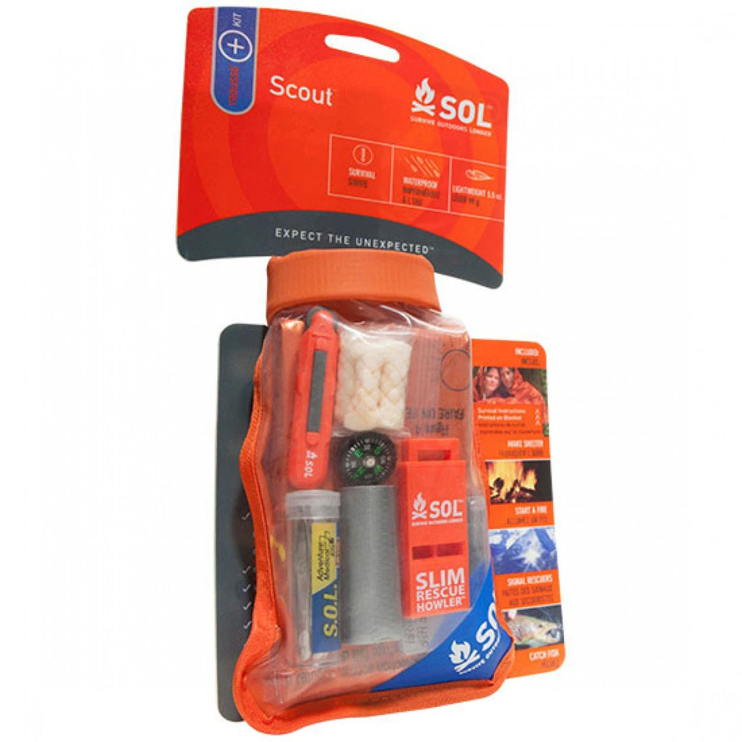 Adventure Medical Kits SOL Scout Survival Kit Safety Gear 3 Adventure Medical Kits SOL Scout Survival Kit Safety Gear
