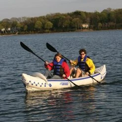 Sea Eagle Sport SE330 Inflatable Kayak Deluxe Tandem Package
