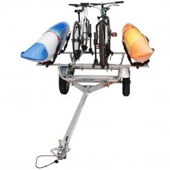 Malone MicroSport 2-Kayak 2-Bike Trailer Package