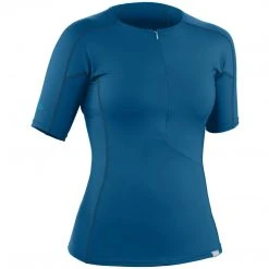 NRS Women's H2Core Rashguard Short Sleeve Shirt KAYAK