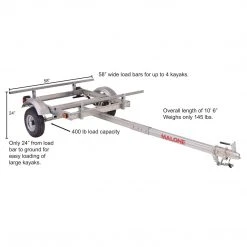 Malone EcoLight Base Kayak Trailer 10 Malone EcoLight Base Kayak Trailer