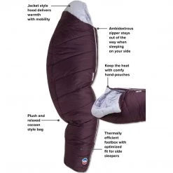 Big Agnes Women's Sidewinder Camp 35 Degree Synthetic Sleeping Bag