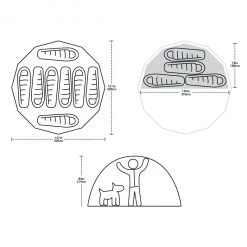 CAMP & HIKE Big Agnes Guard Station 8-Person Mountaineering Tent