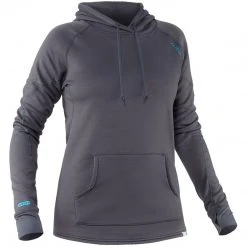 NRS Women's H2Core Expedition Weight Hoodie KAYAK