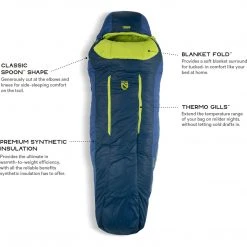 Nemo Men's Forte 20-Degree Synthetic Sleeping Bag CAMP & HIKE