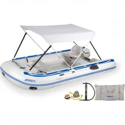 Sea Eagle 14' Sport Runabout Swivel Seat Canopy Inflatable Raft Package