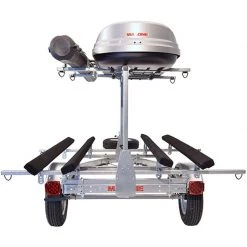 Malone MicroSport LowBed 2-Boat Bunk-Style Kayak Trailer With 2nd Tier