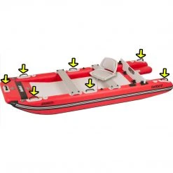 RAFTING Sea Eagle FastCat12 Deluxe Inflatable Cataraft Package