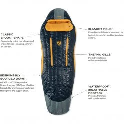 Nemo Men's Disco 15-Degree Down Sleeping Bag CAMP & HIKE