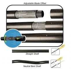 Werner Paddles Werner Ovation Carbon Bent Shaft Kayak Paddle