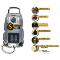 RAFTING Advanced Elements 3.0 Gallon Summer Shower Outdoor Solar Shower