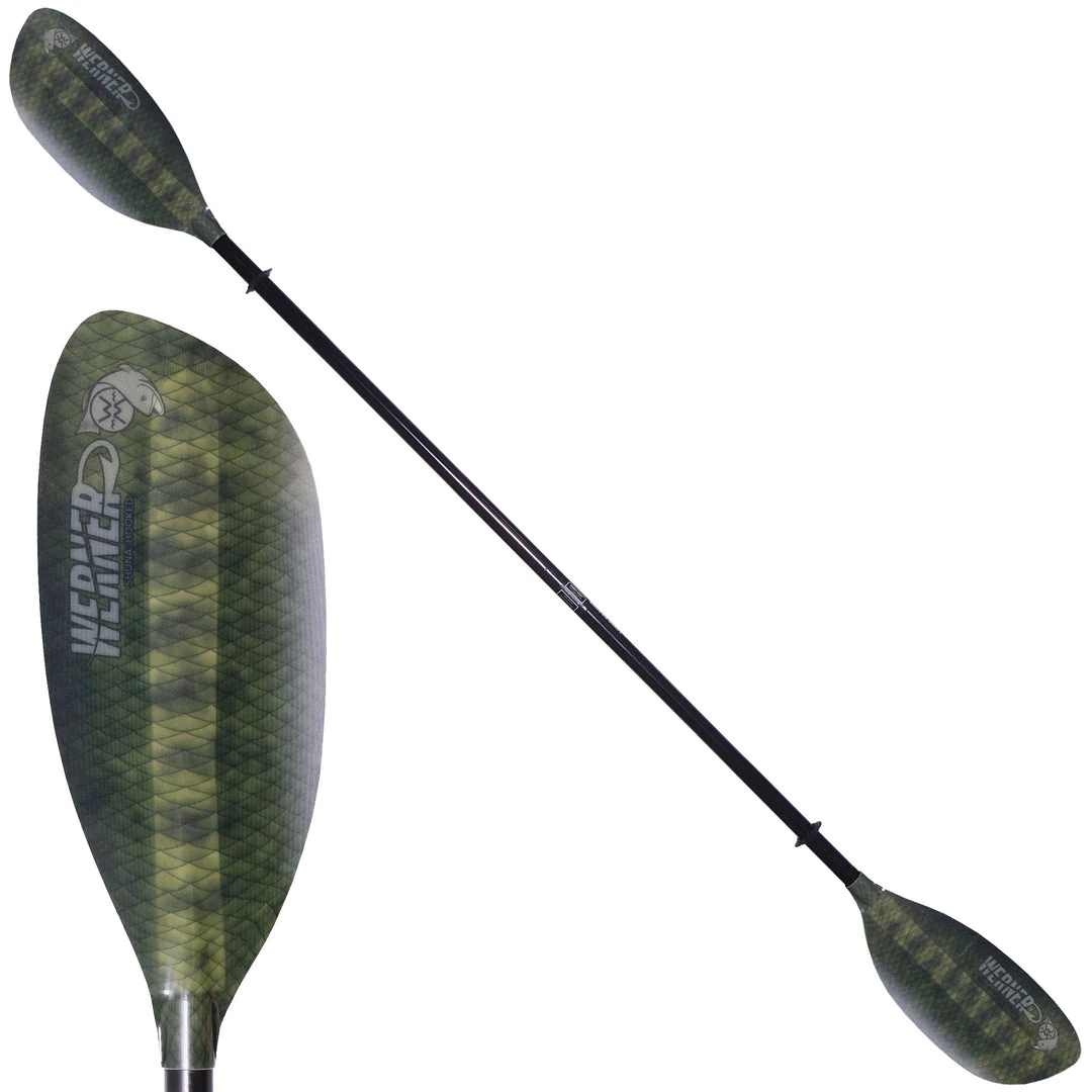 Werner Paddles Werner Shuna 2-Piece Fiberglass Kayak Fishing Paddle 3 Werner Paddles Werner Shuna 2-Piece Fiberglass Kayak Fishing Paddle