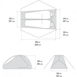 Mountain Hardwear Strato UL 2-Person Backpacking Tent Summer Tents