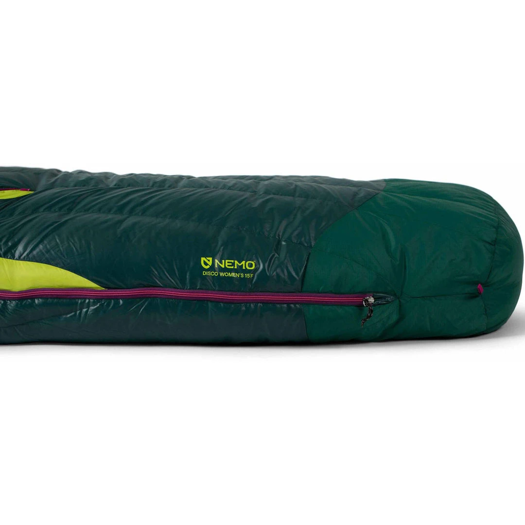 Nemo Women's Disco 15-Degree Down Sleeping Bag CAMP & HIKE 9 Nemo Women's Disco 15-Degree Down Sleeping Bag CAMP & HIKE