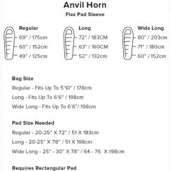 Big Agnes Anvil Horn 0 Degree Down Sleeping Bag