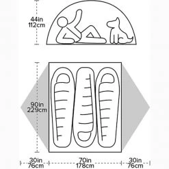 Big Agnes Blacktail 3 Person Camping Tent