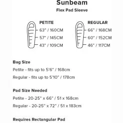 CAMP & HIKE Big Agnes Women's Sunbeam 30 Degree Synthetic Sleeping Bag