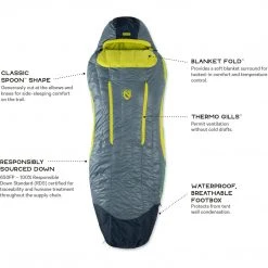 Nemo Men's Disco 30-Degree Down Sleeping Bag CAMP & HIKE 16 Nemo Men's Disco 30-Degree Down Sleeping Bag CAMP & HIKE