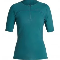 NRS Women's Rashguard Short Sleeve Shirt KAYAK