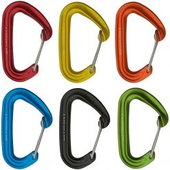Metolius Climbing Metolius F.S. Mini II Jet Set Carabiner 6 Pack STAND-UP
