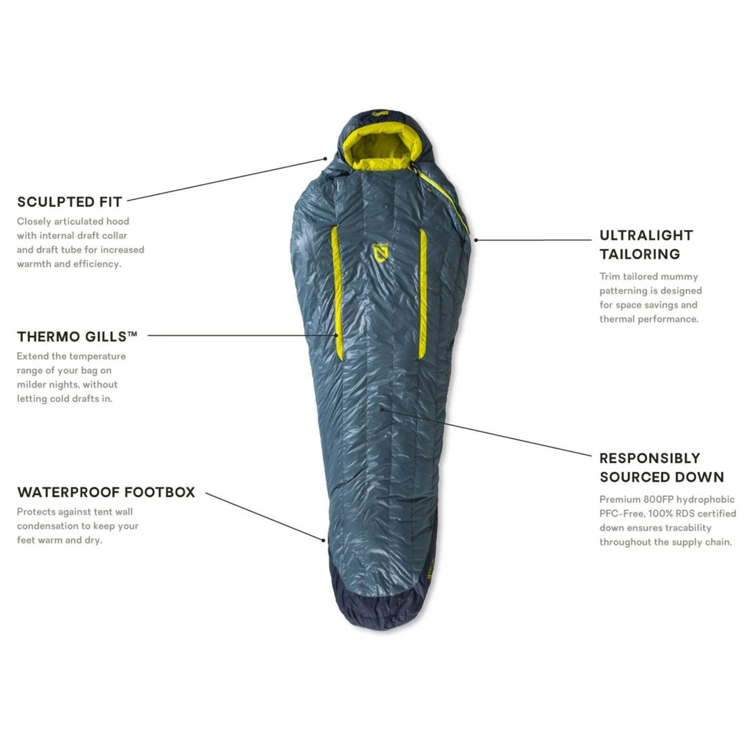 Nemo Men's Kayu 30-Degree Down Sleeping Bag 5 Nemo Men's Kayu 30-Degree Down Sleeping Bag