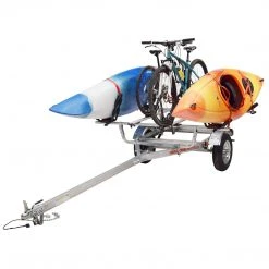 Malone MicroSport 2-Kayak 2-Bike Trailer Package