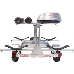 Malone MegaSport LowBed 2-Boat MegaWing Kayak Trailer Package With 2nd Tier