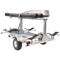 Malone MegaSport LowBed 2-Boat MegaWing Kayak Trailer Package With 2nd Tier