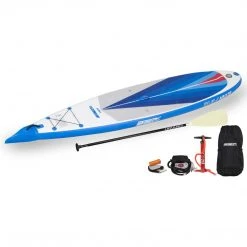Sea Eagle NeedleNose 126 Inflatable Stand-Up Paddle Board (SUP) Electric Pump Package
