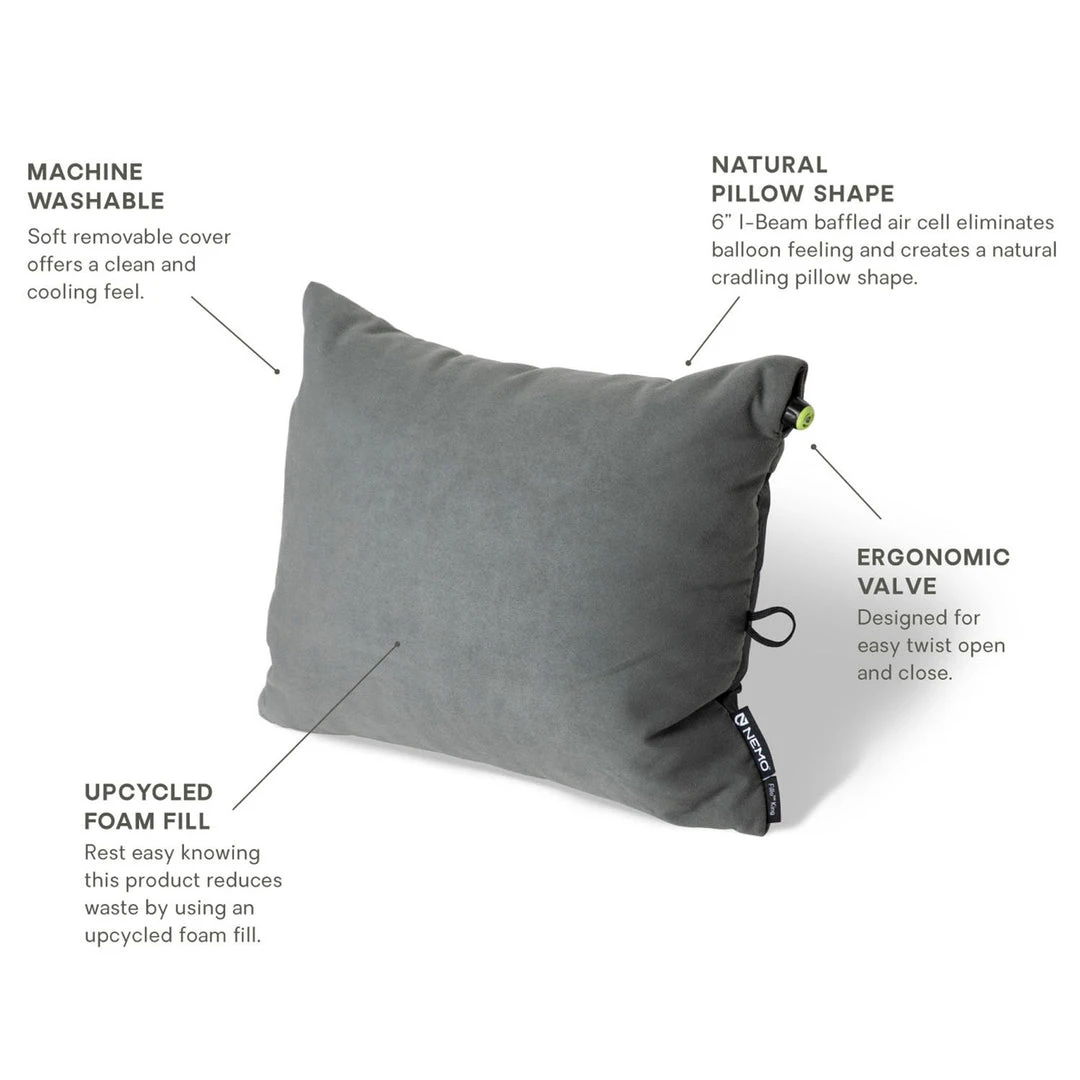 Nemo Fillo King Backpacking Pillow Camping Pillows 5 Nemo Fillo King Backpacking Pillow Camping Pillows