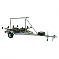 Malone MegaSport 2-Boat SaddleUp Pro Trailer Package W/ 2nd Tier KAYAK