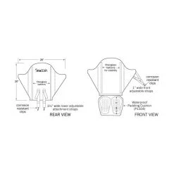 Skwoosh High Back Kayak Seat 9 Skwoosh High Back Kayak Seat