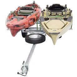 Malone MicroSport LowBed 2 Kayak Bunk-Style Trailer Package