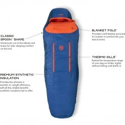 Nemo Men's Forte 35-Degree Synthetic Sleeping Bag CAMP & HIKE