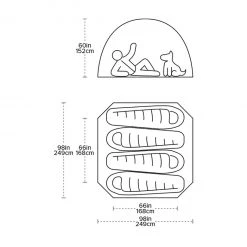 CAMP & HIKE Big Agnes Guard Station 4 Accessory Body