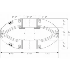 Star Inflatables Water Bug I 11 Standard Floor Raft