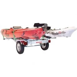 Malone MicroSport LowBed 2-Boat MegaWing Kayak Trailer Package